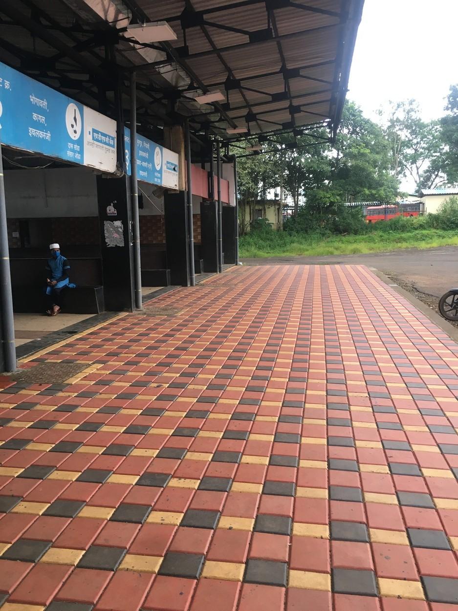 Bus stand walkways