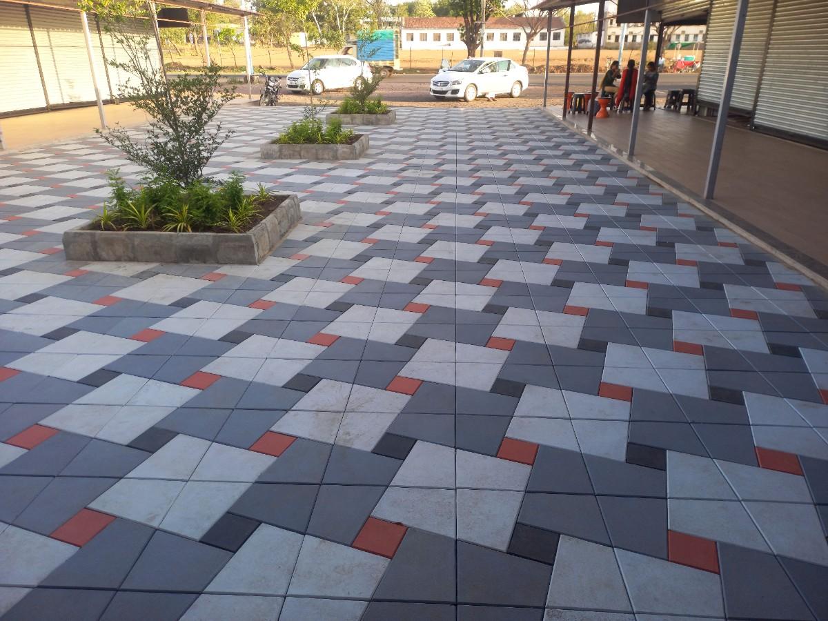 Food courtyard detail