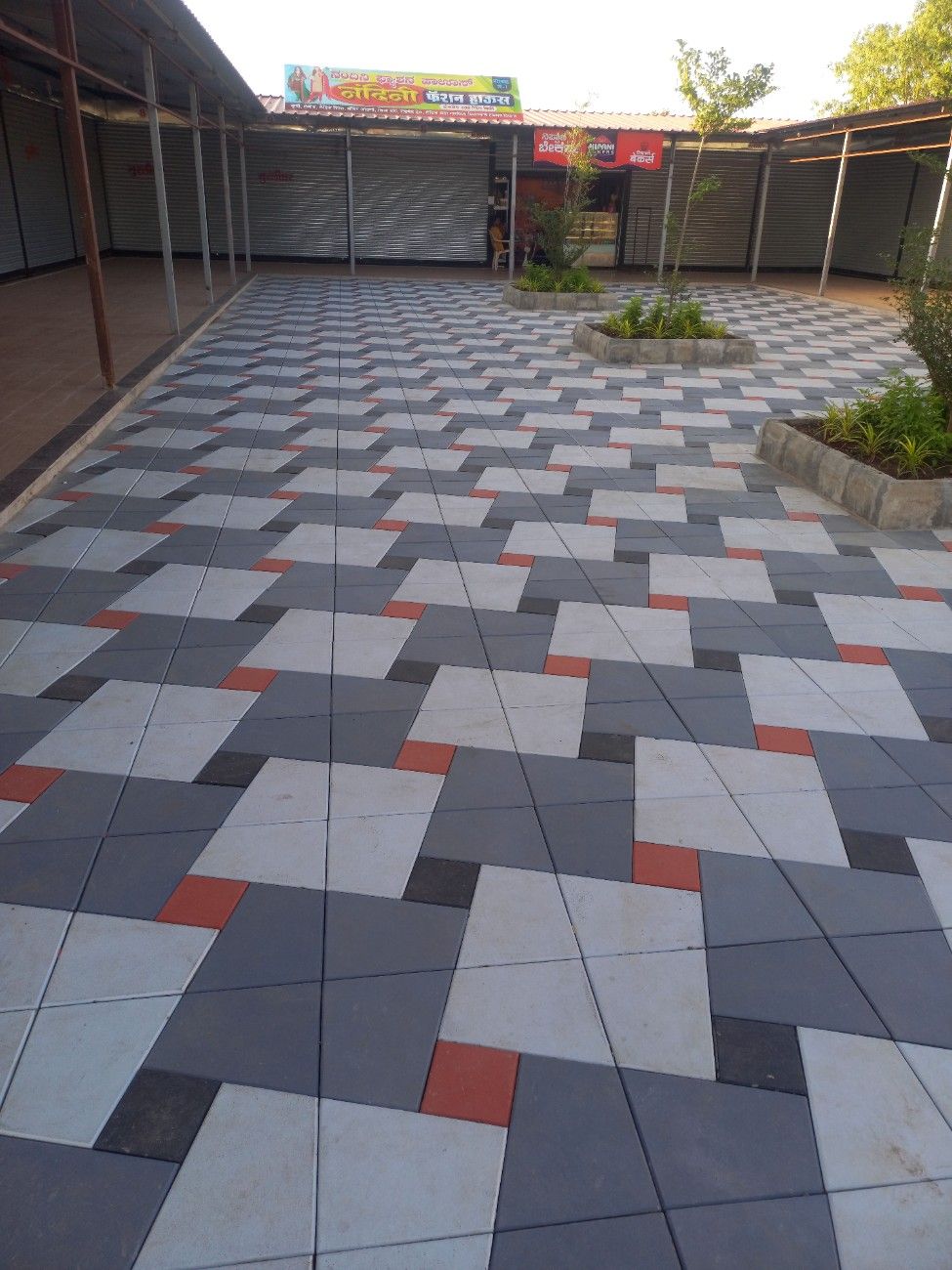 Food courtyard pattern